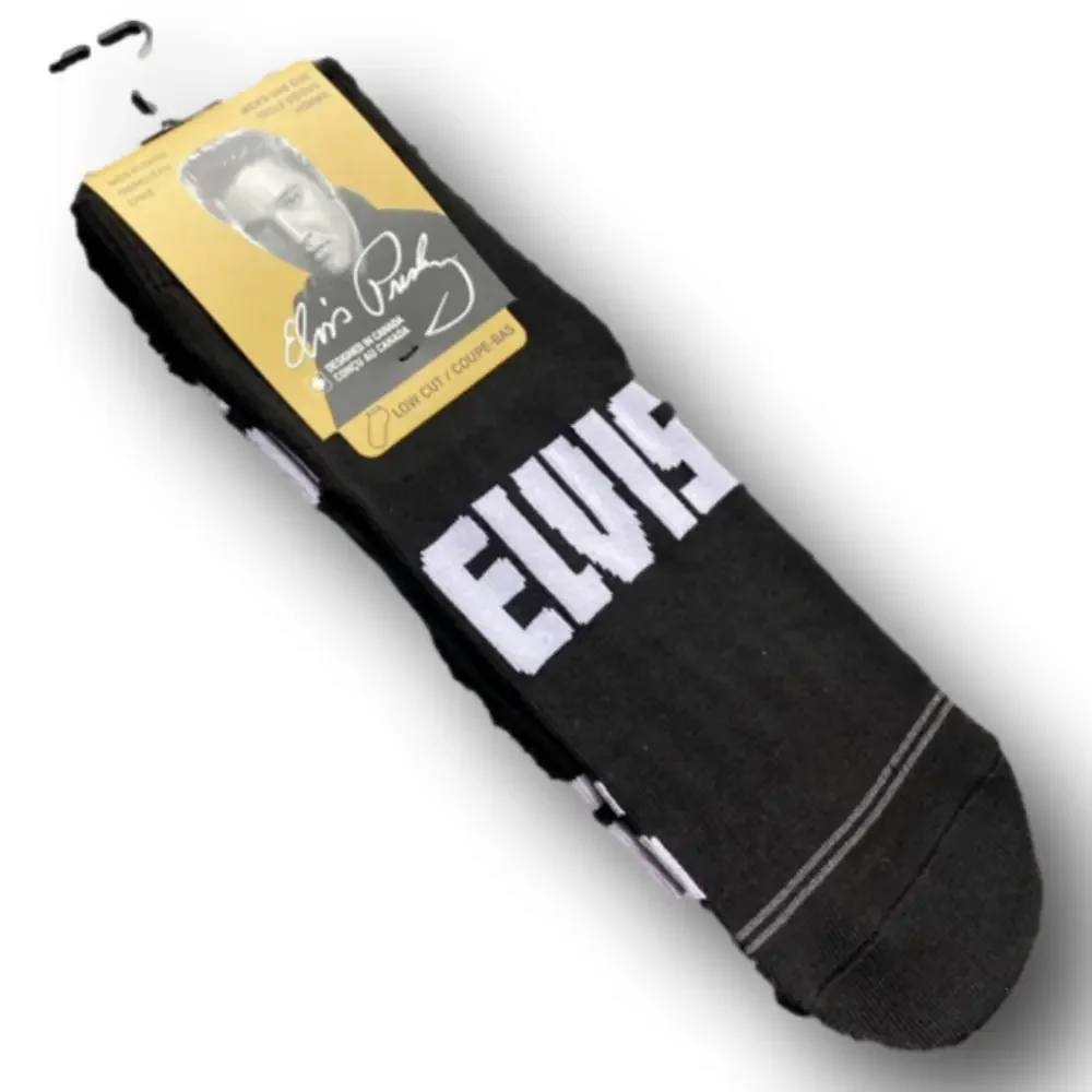 3/$20 Elvis Funny Novelty Low-Cut Socks - NWT